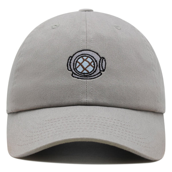 Diving Helmet Premium Dad Hat Embroidered Baseball Cap Diver