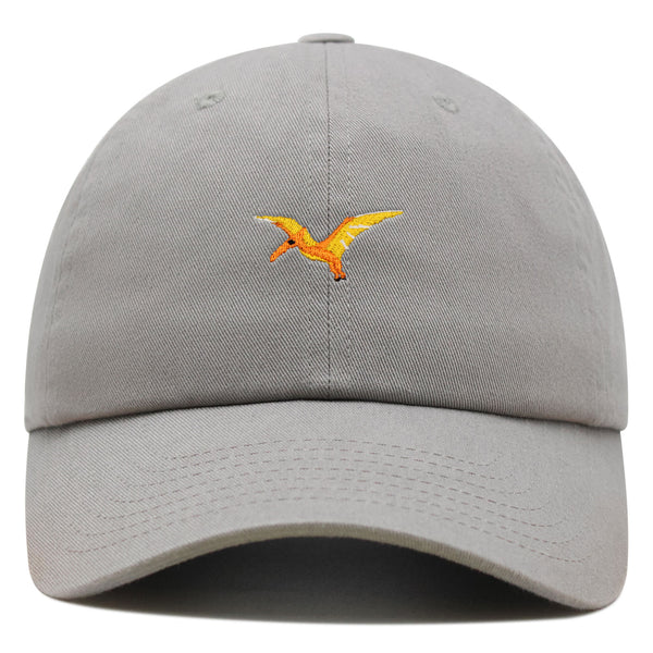 Pterodactyl Premium Dad Hat Embroidered Baseball Cap Dinosaur