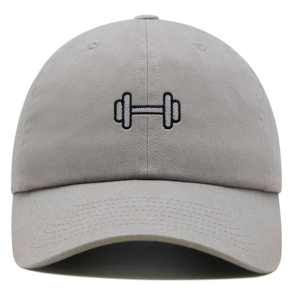 Dumbbell Premium Dad Hat Embroidered Baseball Cap Gym