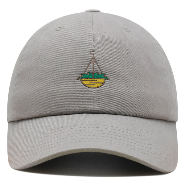 Hanging Basket Plant Premium Dad Hat Embroidered Baseball Cap Garden