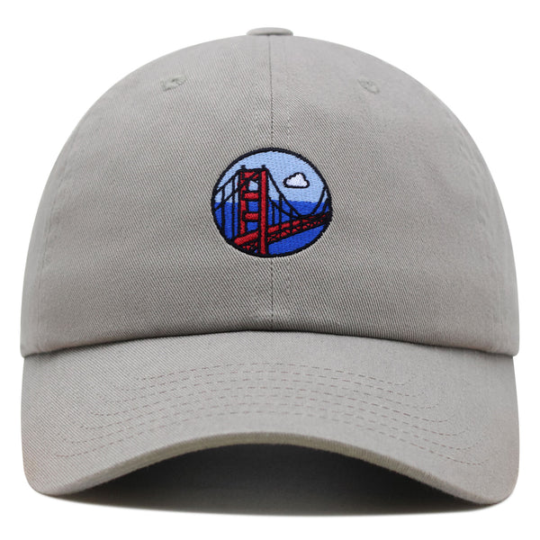 San Francisco Bridge Premium Dad Hat Embroidered Baseball Cap Travel Logo