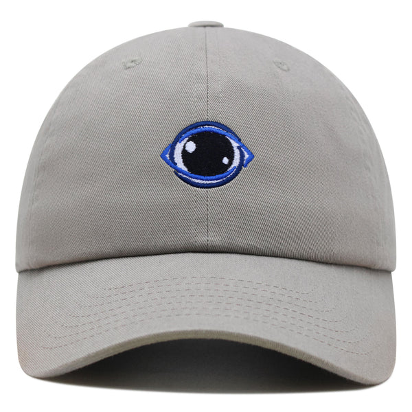 Eyeball Premium Dad Hat Embroidered Baseball Cap Vision Logo