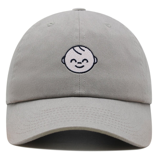 Baby Premium Dad Hat Embroidered Baseball Cap Cute Baby Face