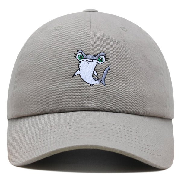 Hammerhead Shark Premium Dad Hat Embroidered Baseball Cap Cute Fish