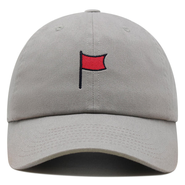 Red Flag Premium Dad Hat Embroidered Baseball Cap Symbol