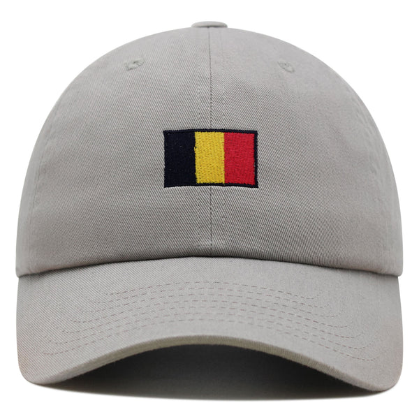 Belgium Flag Premium Dad Hat Embroidered Cotton Baseball Cap Soccer