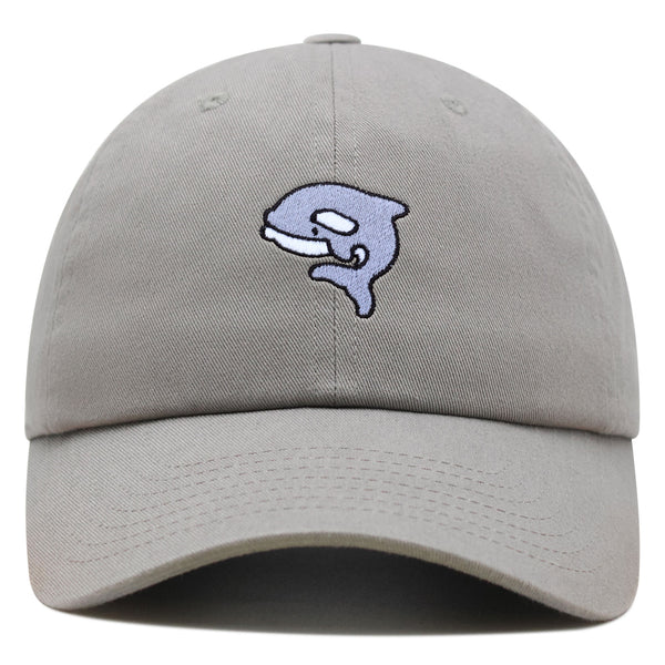 Orca Whale Premium Dad Hat Embroidered Cotton Baseball Cap Ocean Trip