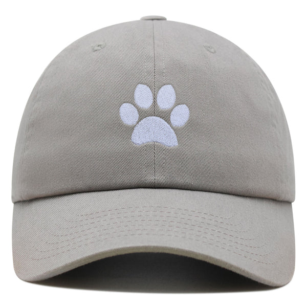 Dog Paw Premium Dad Hat Embroidered Cotton Baseball Cap Cute Puppy