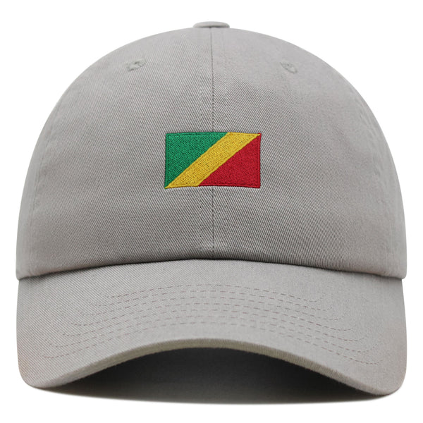 Congo Flag Premium Dad Hat Embroidered Cotton Baseball Cap Country Flag Series