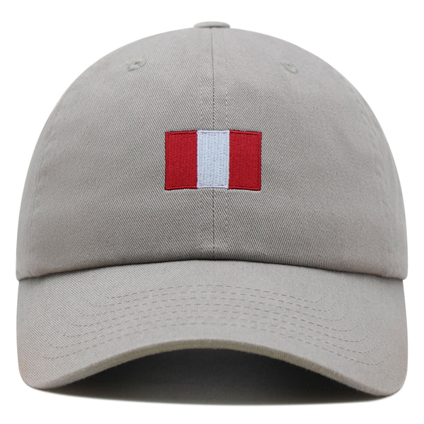 Peru Flag Premium Dad Hat Embroidered Cotton Baseball Cap Country Flag Series