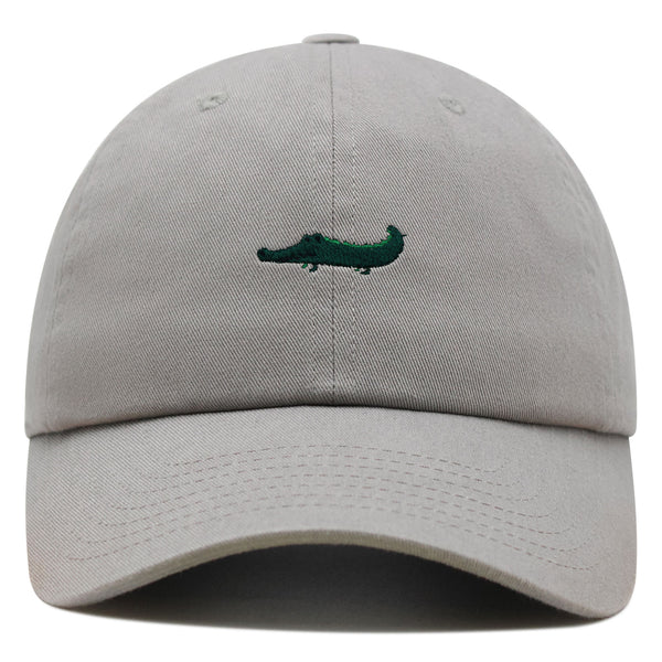 Cartoon Crocodile Premium Dad Hat Embroidered Cotton Baseball Cap