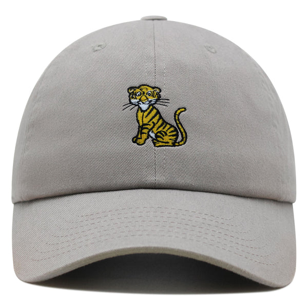 Cartoon Tiger Premium Dad Hat Embroidered Cotton Baseball Cap