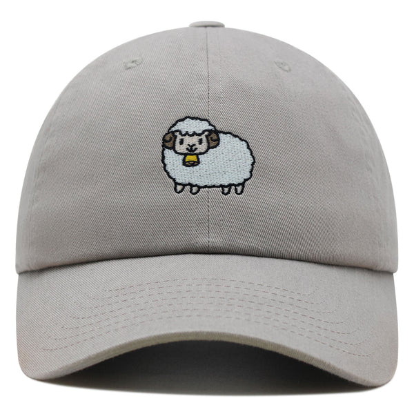 Cute Sheep Premium Dad Hat Embroidered Cotton Baseball Cap