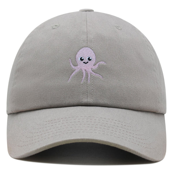 Cute Octopus Premium Dad Hat Embroidered Cotton Baseball Cap