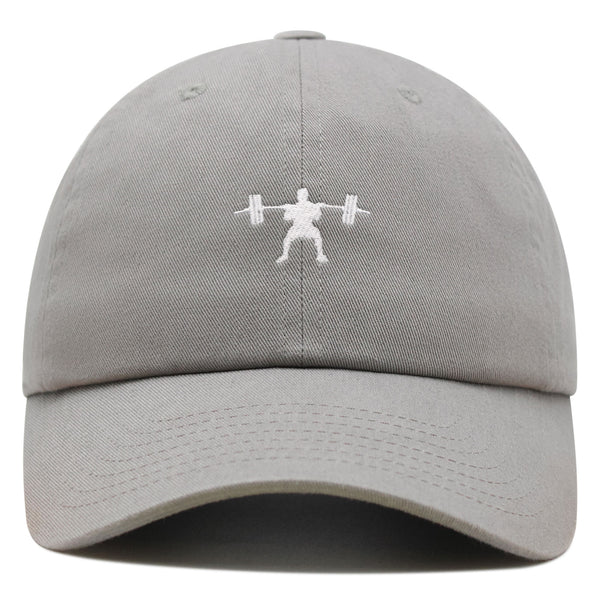 Deadlift Silhouette Premium Dad Hat Embroidered Cotton Baseball Cap Sport