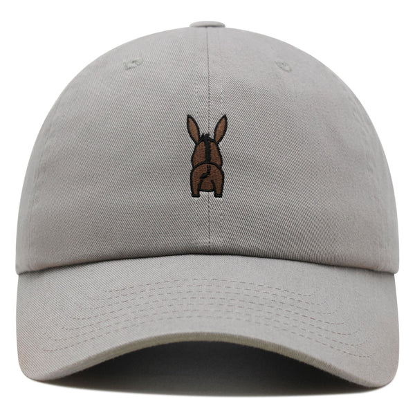 Donkey Butt Premium Dad Hat Embroidered Cotton Baseball Cap Funny Cute