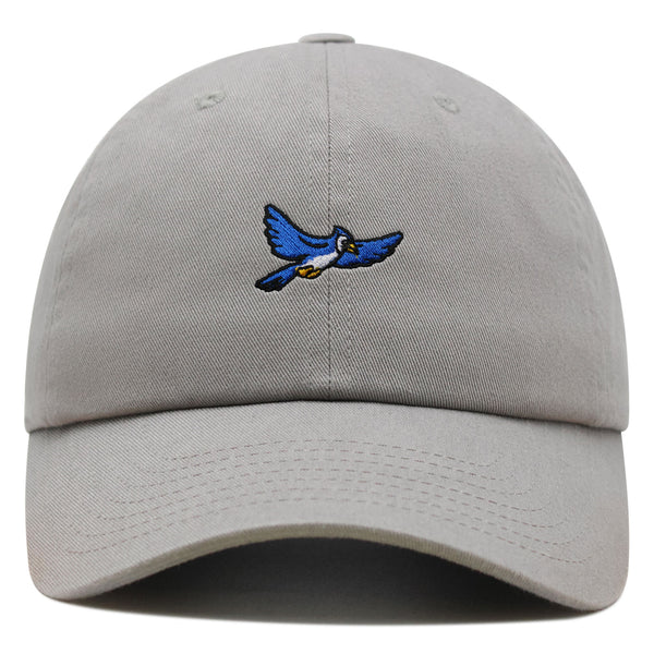 Flying Blue Jay Premium Dad Hat Embroidered Cotton Baseball Cap Canada