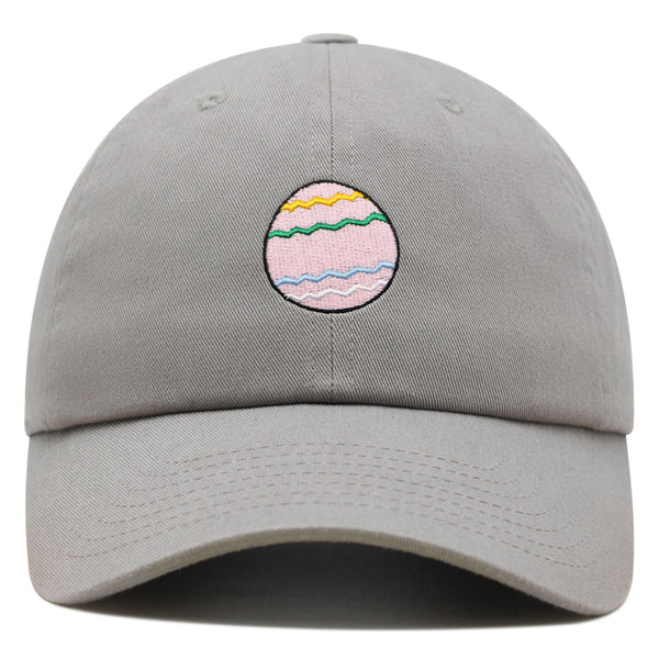 Pink Easter Egg Premium Dad Hat Embroidered Cotton Baseball Cap Holiday