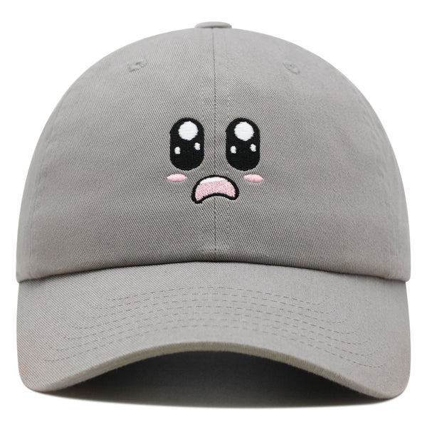 Cartoon Cute Face Premium Dad Hat Embroidered Cotton Baseball Cap Animation