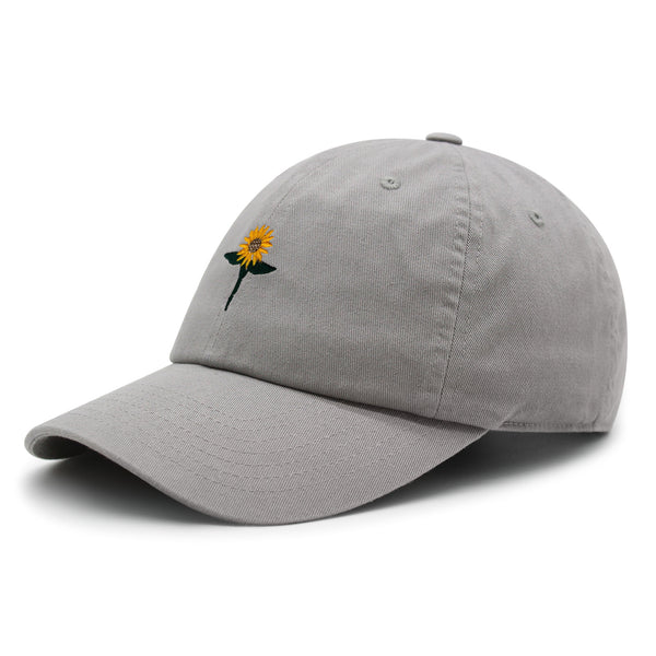 Sun Flower Premium Dad Hat Embroidered Baseball Cap Floral