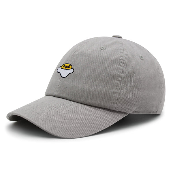 Smiling Egg Premium Dad Hat Embroidered Baseball Cap Sunny Side Up