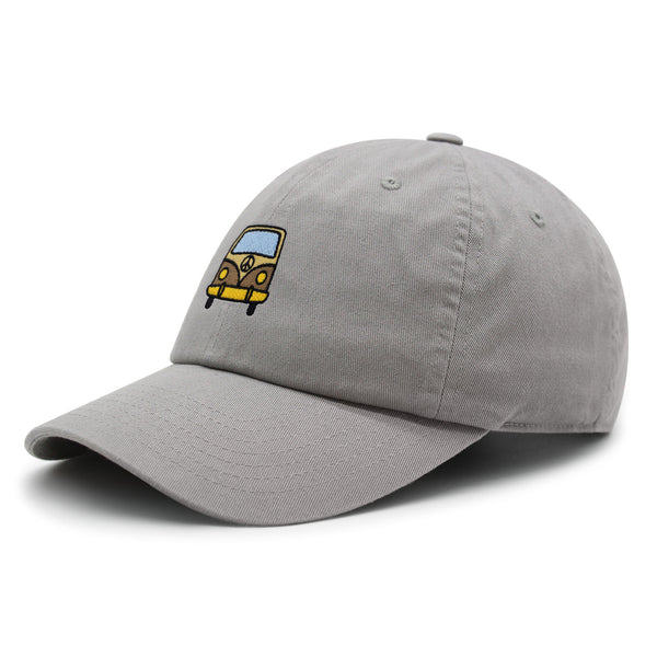 Hippie Van Premium Dad Hat Embroidered Baseball Cap RV VW