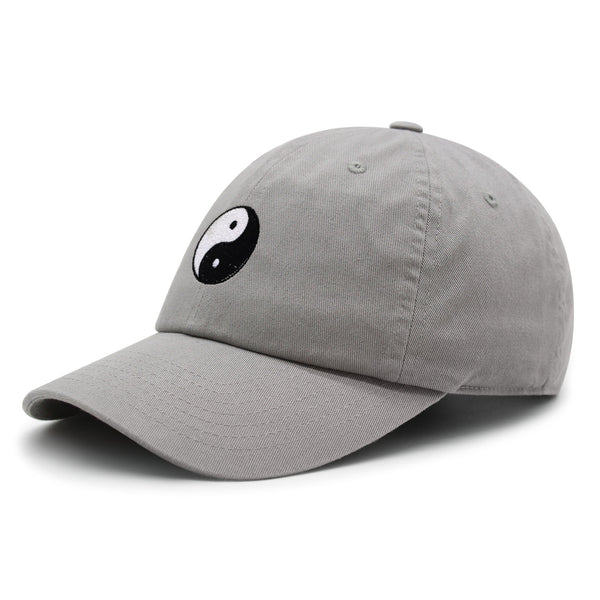 Ying Yang Premium Dad Hat Embroidered Baseball Cap Asian Meditation