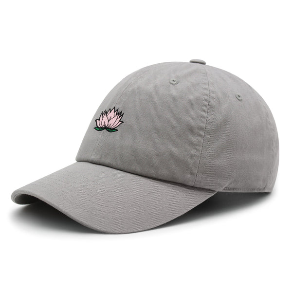 Lotus Flower Premium Dad Hat Embroidered Baseball Cap Pond