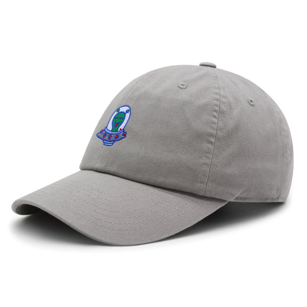 Flying Saucer Premium Dad Hat Embroidered Baseball Cap UFO