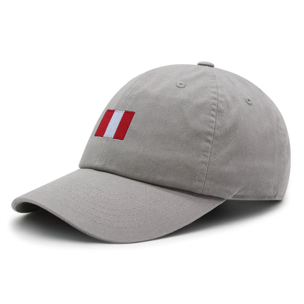 Peru Flag Premium Dad Hat Embroidered Cotton Baseball Cap Country Flag Series