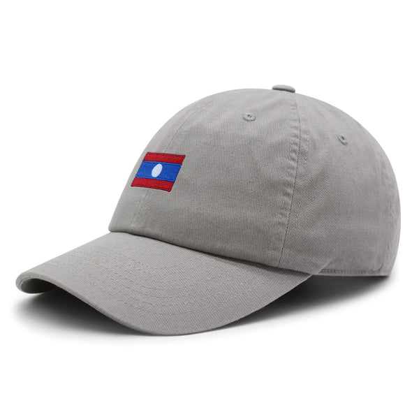 Laos Flag Premium Dad Hat Embroidered Cotton Baseball Cap Country Flag Series