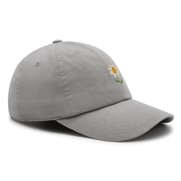 Chamomile Flower Premium Dad Hat Embroidered Baseball Cap Floral