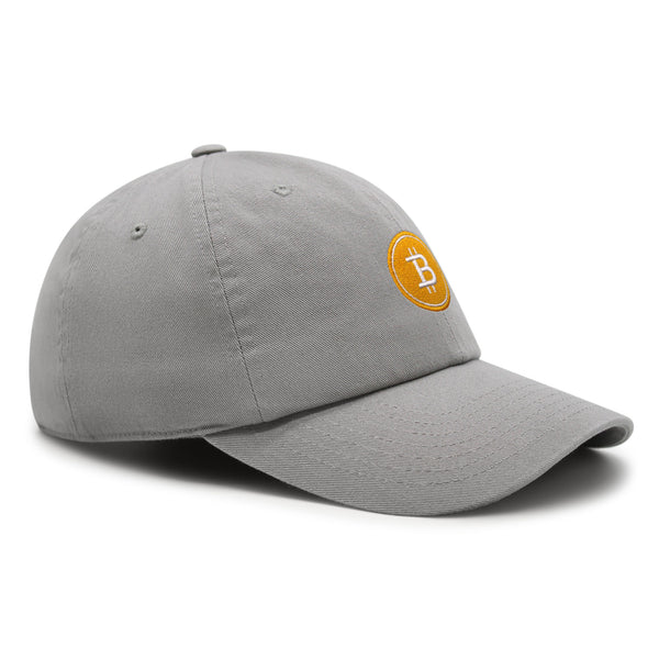 Bitcoin Premium Dad Hat Embroidered Baseball Cap Cryptocurrency Investing