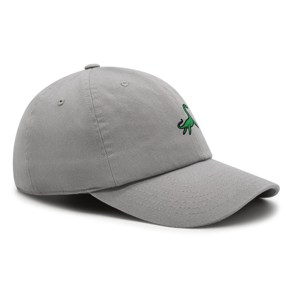 Elasmosaurus Dinosaur  Premium Dad Hat Embroidered Baseball Cap Green