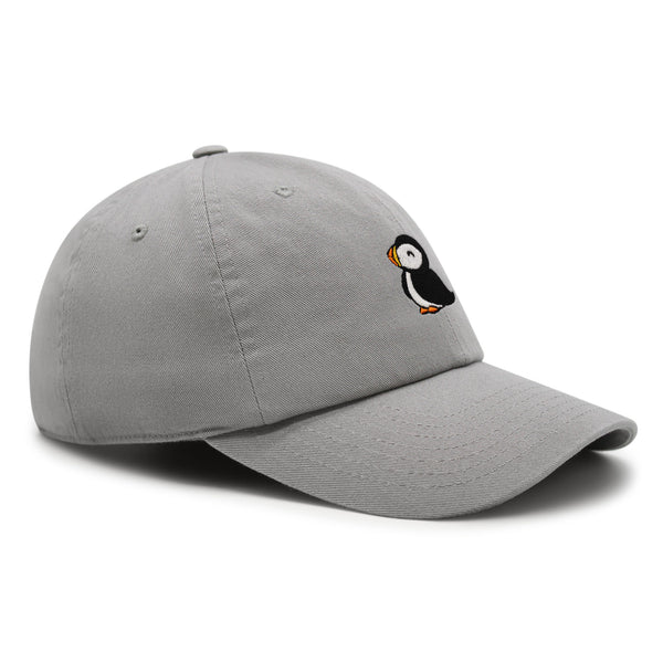 Puffin Premium Dad Hat Embroidered Baseball Cap Cute Bird