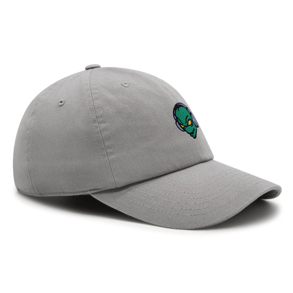 Alien Music Premium Dad Hat Embroidered Baseball Cap Space
