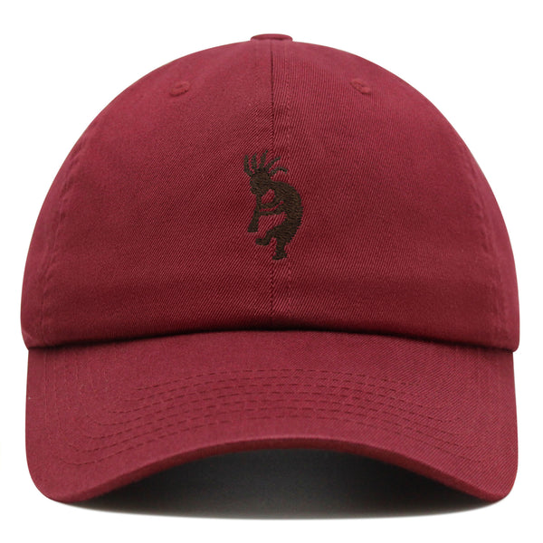 Kokopelli Premium Dad Hat Embroidered Baseball Cap Indian Traditional