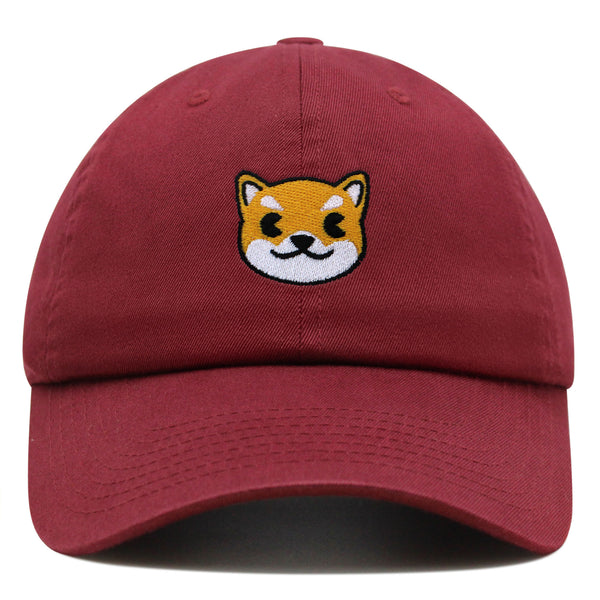 Shiba Premium Dad Hat Embroidered Baseball Cap Dog Puppy