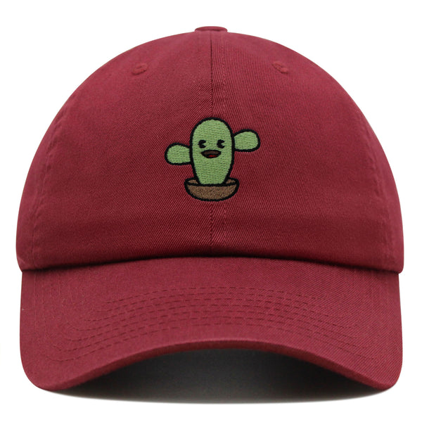 Cute Cactus Premium Dad Hat Embroidered Baseball Cap Desert