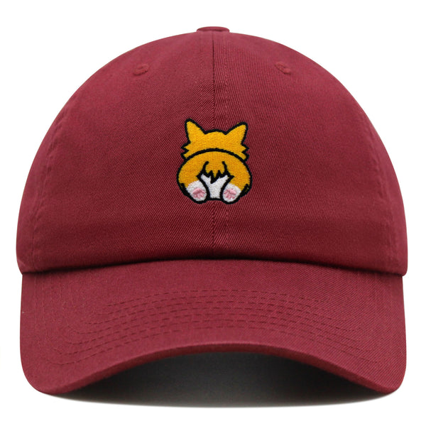 Corgi Butt Premium Dad Hat Embroidered Baseball Cap Welsh Corgi