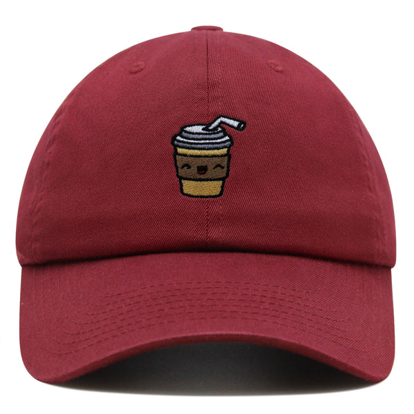 Morning Coffee Premium Dad Hat Embroidered Baseball Cap Latte Americano