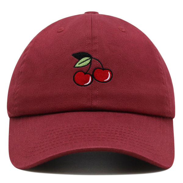 Cherry Premium Dad Hat Embroidered Baseball Cap Fruit