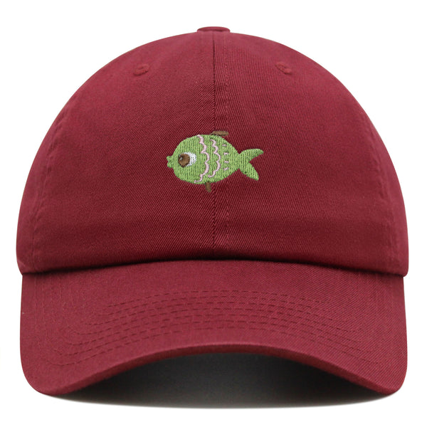 Fish Premium Dad Hat Embroidered Baseball Cap Aquarium