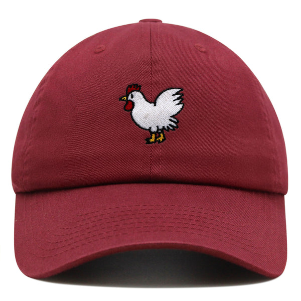 Chicken Premium Dad Hat Embroidered Baseball Cap Chick Fried