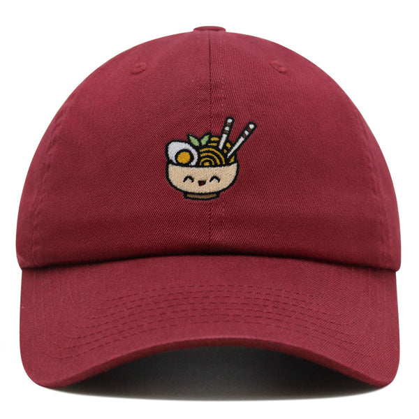 Noodle Premium Dad Hat Embroidered Baseball Cap Asian Food Soba Udon