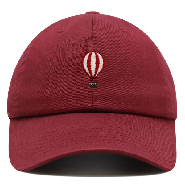 Hot Air Ballon Premium Dad Hat Embroidered Baseball Cap Travel Fly Sky