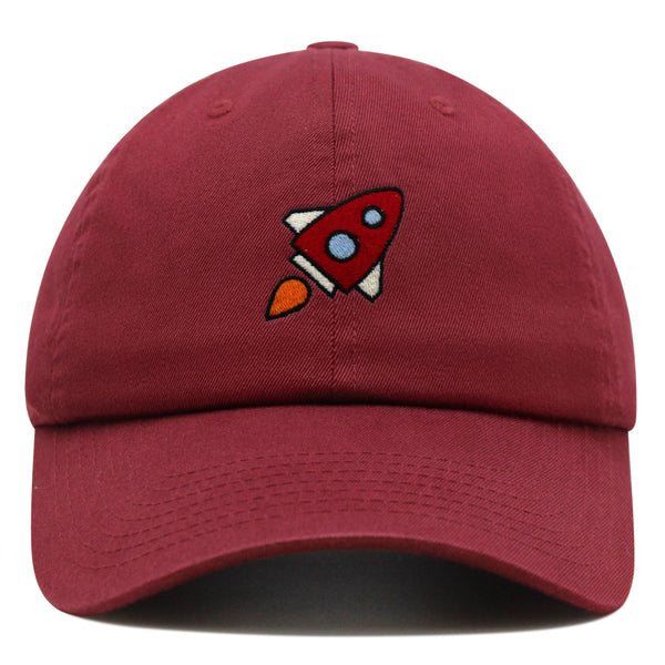 Rocket Premium Dad Hat Embroidered Baseball Cap Space Shuttle