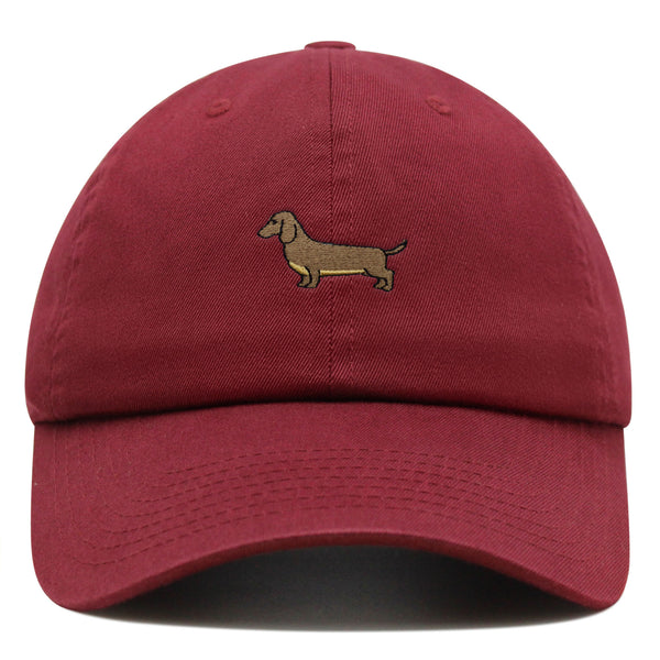 Dachshund Premium Dad Hat Embroidered Baseball Cap Puppy Dog