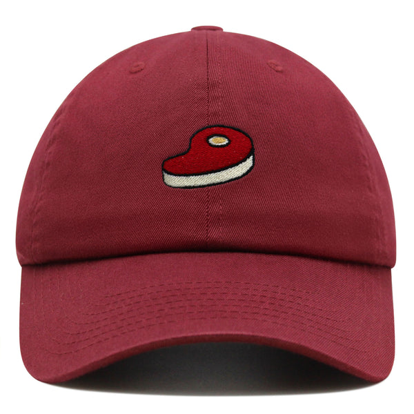 Steak Premium Dad Hat Embroidered Baseball Cap BBQ Meat