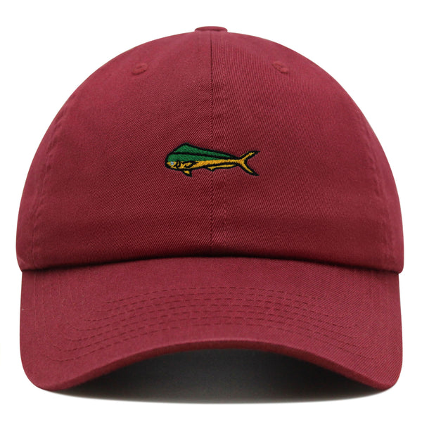 Mahi-Mahi Fish Premium Dad Hat Embroidered Baseball Cap Fishing Ocean